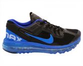 Tênis Nike Air Max 2013 Preto e Azul MOD:11211 Lançamento
